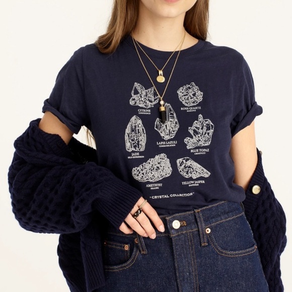 J. Crew Women’s Crystal Graphic Tee - Size XXL - Picture 2 of 7